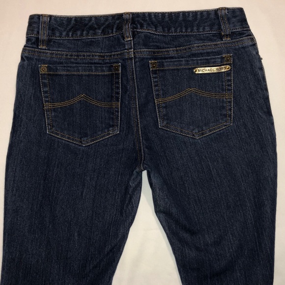 Michael Kors Stretch Bootcut Denim Jeans size 2P - Picture 2 of 5